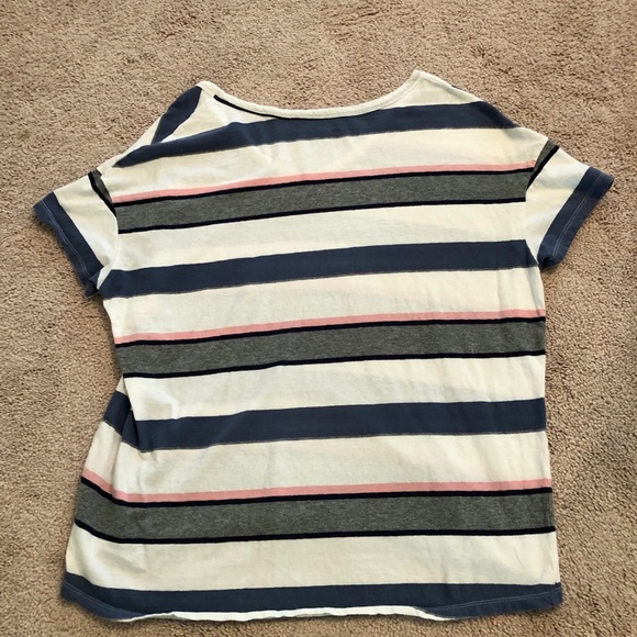 🧺 Universal Thread Striped Hi-Low Tee Size M🧺 - Picture 5 of 7